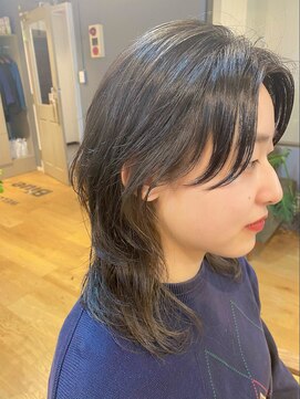 ブルー(Blue) ハンサムウルフ