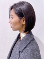 アイティーバイアルバム 八王子店(IT by ALBUM)&nbsp;ハイライトボブ_カーキグレージュマッシュショート_ba318621