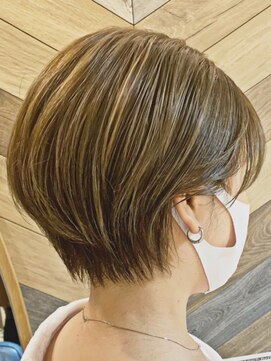 マーブルトウキョウネオリーブ(marbles tokyo neolive) 【MARBLES/三軒茶屋】大人可愛い小顔丸みショートボブ　似合わせ