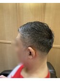 ビジネスショート×控えめフェード/大手町/理容室/丸の内