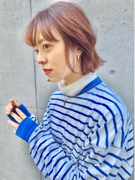 ネオリーブカップ 町田店(Neolive capu) ボブスタイル ＊ ピンクカラー【neolivecapu町田店】