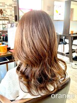 オレンジ(orange)&nbsp;【orange大分賀来】韓国巻きヨシンモリ巻きロングヘア巻き髪