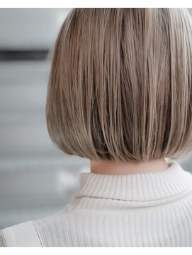 シャロン(SHARON) 【SHARON原宿】ナチュラルボブ/ミルクティーグレージュカラー