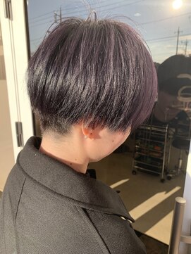 リラシー ヘアーアンドビューティー 龍ケ崎店(RELASY hair&beauty) パープルブラックカラー【イルミナカラー龍ケ崎】