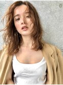 レイヤーカット×シナモンベージュ【JUN】