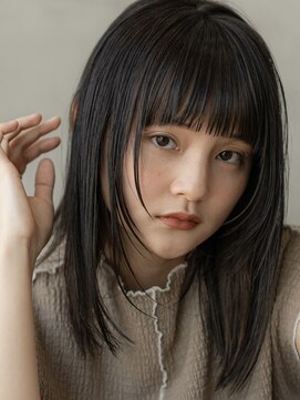 オースティン 登戸向ケ丘遊園(AUSTIN) 大人かわいい前髪セシルカットココアブラウンフリンジウェーブ