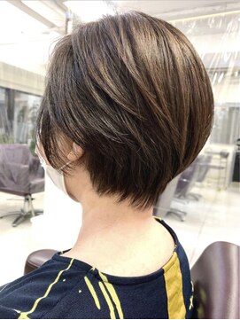 ヌクモリオーガニック(NUKUMORI organic) 大人の若見せショートボブ