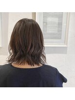 アロマヘアルーム 横浜店(AROMA hair room)&nbsp;アースカラーケアブリーチハイライト外ハネボブ/横浜