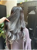 ☆大人気☆インナーカラー シルバーアッシュ