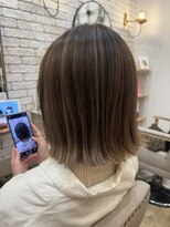 ココロ ヘアーアンドスパ 目黒(cocoro hair&spa) 外はねボブ