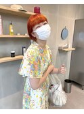 ボブ/切りっぱなしボブ/ミニボブ/渋谷/カットが上手い
