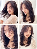 スタートウキョウ 渋谷(STAR TOKYO)&nbsp;10代20代大人かわいい韓国ヘア/かき上げ/センターパート長め前髪