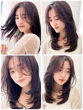 スタートウキョウ 渋谷(STAR TOKYO) 10代20代大人かわいい韓国ヘア/かき上げ/センターパート長め前髪