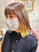 トト 船橋店(toto.)&nbsp;黒髪/グレーベージュ/レイヤーロング/前髪パーマ[西船橋/津田沼]