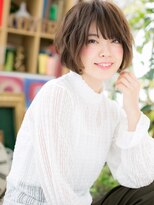 カバーヘア ブリス 上尾西口店(COVER HAIR bliss) アシンメトリー斜めバングシースルー大人ボブc5上尾20代30代40代