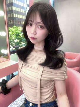 ボタン シブヤ(VOTAN SHIBUYA) アッシュ/グレージュ/韓国ヘア/渋谷/レイヤー/顔まわり