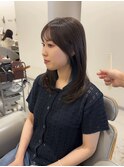レイヤーカットと割れない前髪[肥後橋/本町]