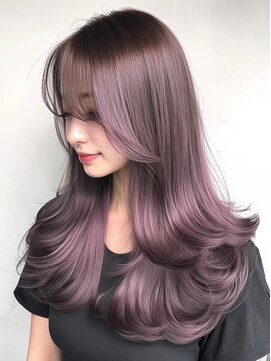 アルトリスト(Altruist Aging×HAIR&SPA) ★ダークアッシュ大人ガーリーボブ着物ミディアムレイヤーカット