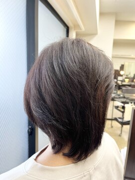 松本平太郎美容室 大宮店 イノアカラー×ブラウン/30代40代50代60代