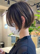 エリマ 武蔵小杉(elima)&nbsp;武蔵小杉くびれショート切りっぱなしボブベージュカラー30代★