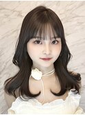 ◇ メルティカラー似合わせカットミディアム髪質改善韓国