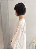 YOKE 大人ボブミニボブショートボブオリーブアッシュグレージュ