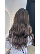 ラピス 福岡天神店(Lapis)&nbsp;ホワイトグレージュミニウルフチェリーブラウン髪質改善