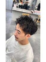 フィフス トウキョウ (fifth TOKYO) 渋谷スパイキーショートパーマブリーチWカラーメンズショート