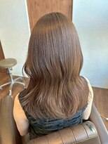 シェール(cher)&nbsp;透明感カラー/ミルクティーベージュ/セミロング