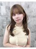 【永田指名/透明感が映える♪】似合わせカット+肌映えアディクシーカラー