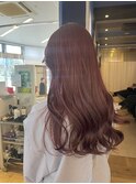 艶髪!ピンクブラウンカラー