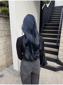 艶髪韓国巻き♪ ブリーチ一回でできる深みブルーカラー