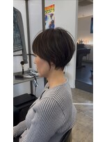 スクエアペア(SQUARE PAIR)&nbsp;ショートボブ　シークレットハイライト　アッシュ　30代40代