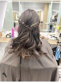 タイトシニヨン猫耳ヘアカチモリヘアシニヨンヘア根本パーマ