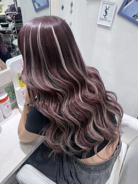 ラピス 池袋(Lapis) ピンクブラウン×ハイライト