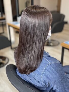 アトリエコア(Atelier Coa) 太白区酸性ストレートブリーチなしダブルカラーフルカラー黒染め