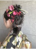 卒業式ヘア/成人式ヘア/アップスタイル/ヘアアレンジ
