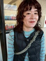 フィルム(FiLMs) デザインカット/顔まわりカット/ローズブラウン/パーマ