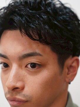 メリケンバーバーショップ コウベ(MERICAN BARBERSHOP KOBE) メンズバーバースタイルピンパーマ