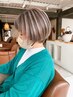 【90日以内】白髪ぼかしデザイン整えカラー＋カット