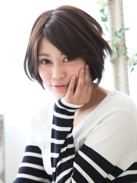 アンシェリ(Ancheri by flammeum) シンプルボブ☆ツヤ感大切!!大人ナチュラルボブ【藤沢】