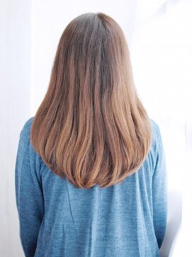 ヘアメイク ナル(hair make nalu) ショートバングのナチュラルストレートスタイル