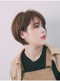 ナチュラルショートボブ