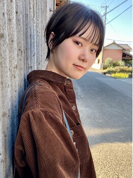 柔らかくて軽い、ナチュラルなショートヘアに―。美しいフォルムと扱いやすさに大満足間違いなし★