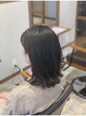 初めての外ハネ 伸ばし中メンテ