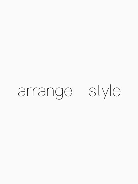 arrange  style