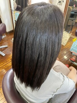 美容室 メザミー MESAMIES 20代30代40代大人かわいい小顔うる艶セミディボブ髪質改善