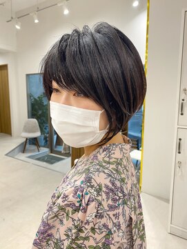 ネイロ 錦糸町(NeiRo) マロンベージュ Aラインボブドレスヘアかきあげロング