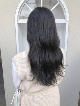 ジュジュル 稲毛本店(jujur) 地毛風カラー/ボブ/カーキグレージュ/大人かわいい[稲毛]