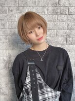 リアイス(Re:ICE)&nbsp;ミニウルフ/くすみブルー/流れるレイヤー/インナーハイライト